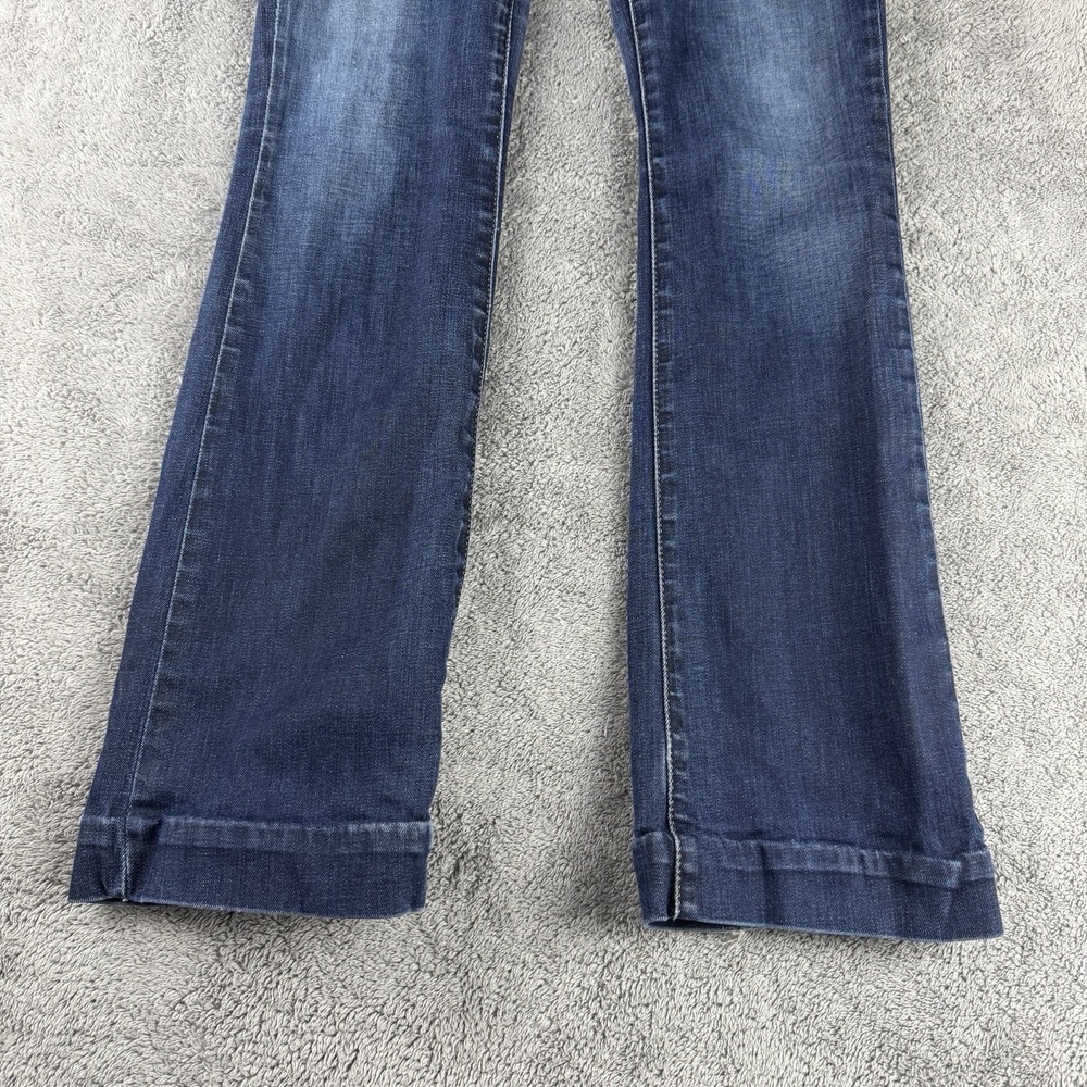 Women’s Dark Blue Bootcut Jeans - Picture 2 of 16